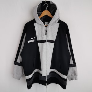 Puma Jacket Vintage Puma Track Top Hoodie Sweater Jacket Size M