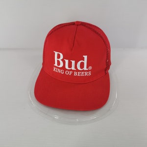 Budweiser Cap Vintage 90s Budweiser Trucker Hat Cap
