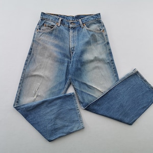 Distressed Vintage Levis Lot 613 Denim Jeans Pants Made In Japan Size 32/33x34