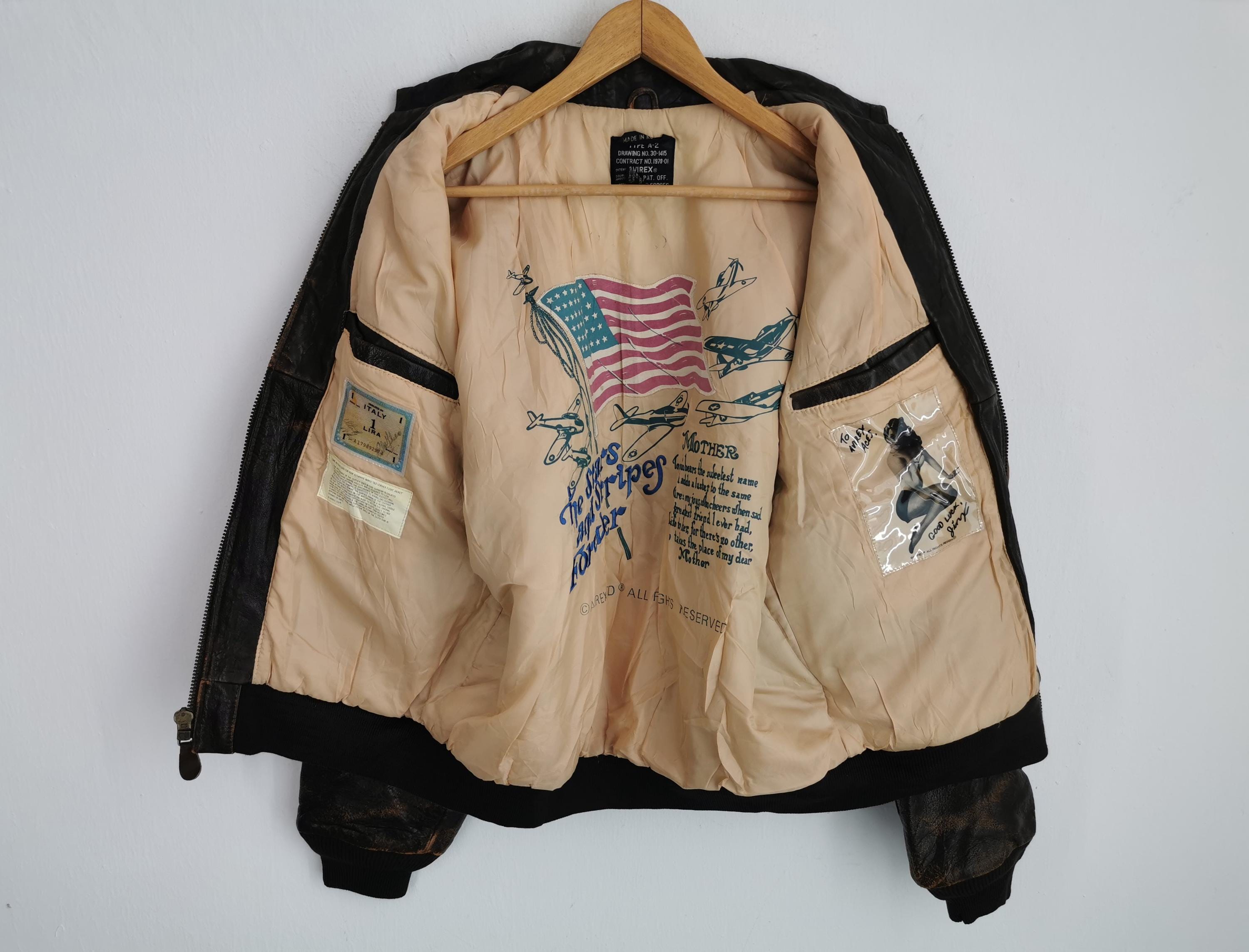 80s Avirex Jacket - Etsy 80s Avirex Jacket - Etsy