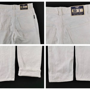 Edwin Jeans Distressed Vintage Edwin Color Denim Jeans Pants Size 29/30x30 image 7