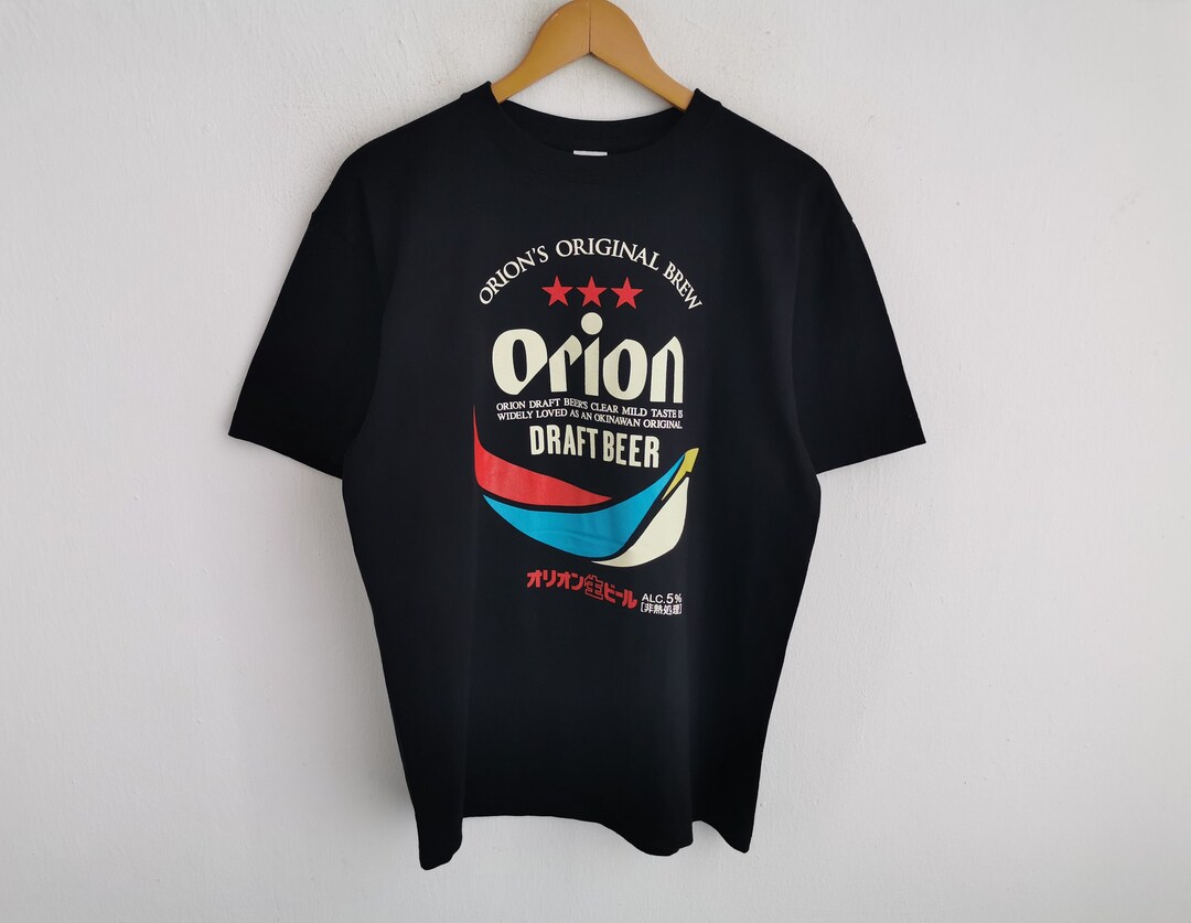 Orion Beer Shirt Vintage Orion Beer Whiskey T Shirt Size L Etsy