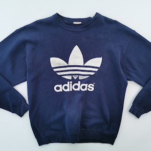 Adidas Sweatshirt Vintage Adidas Big Logo Pullover Sweatshirt Size L