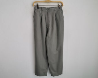 Vintage Christian Dior Gray Minimalist Pants - Etsy