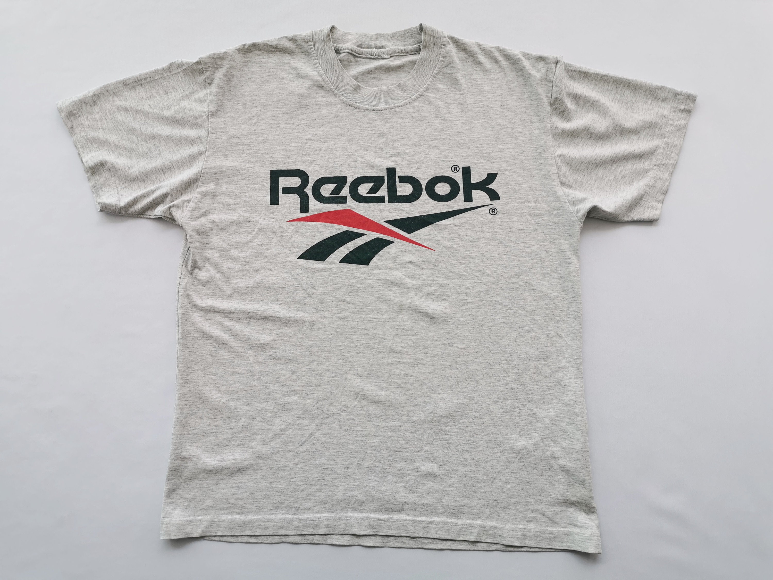 Continuar un poco Nuclear Camisa Reebok Vintage 90s Reebok Big Logo T Shirt Talla M/L - Etsy México