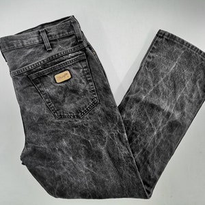 Wrangler Jeans Distressed Vintage Wrangler Made In United Kingdom Denim Jeans Pants Size 26/27x28.5