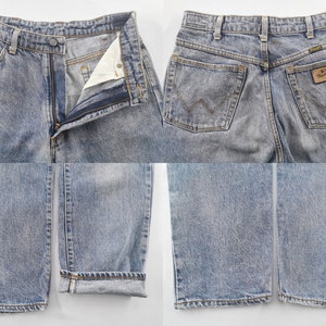 Spodnie jeansowe Wrangler Jeans w stylu vintage, zniszczone, rozmiar 29/30x31 zdjęcie 6