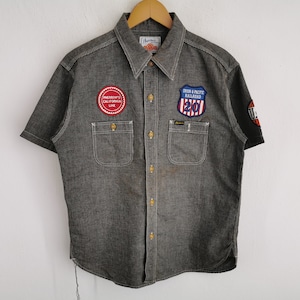 Pherrow's Shirt Vintage Pherrow's Striped Button Jeans Shirt Size XL