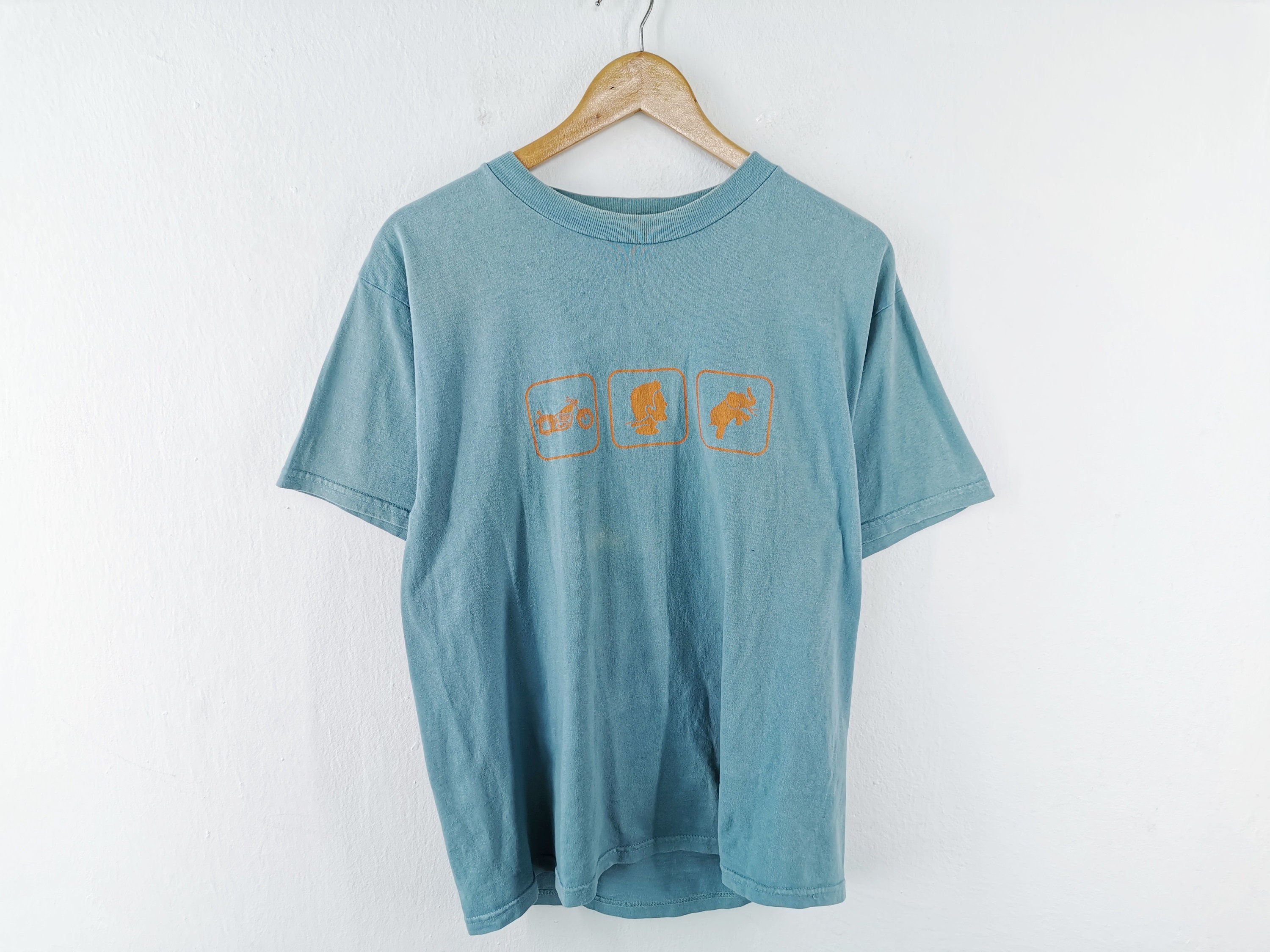 Vermillion Shirt Vintage Vermillion T Shirt Size M | Etsy