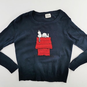 Snoopy-sweatshirt Snoopy Peanuts Cartoon-sweater, maat M