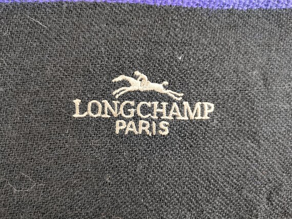 Longchamp Paris Scarf Vintage Longchamp Wool Muff… - image 3