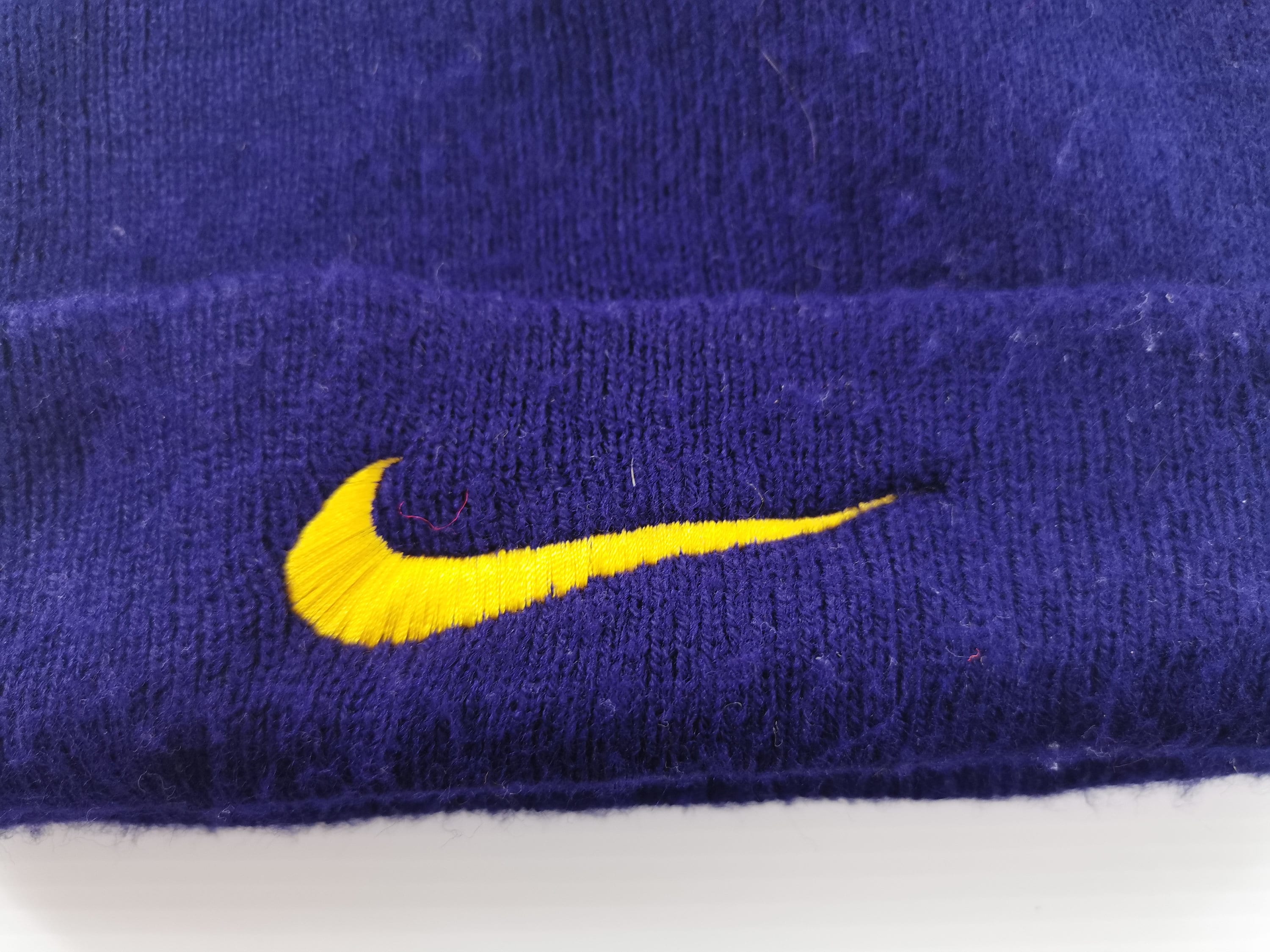 Nike Swoosh Hat Vintage Nike Logo Ski Beanie Hat Snow Cap | Etsy