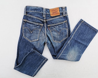 Levi's 560 Jeans Orange Tab 1990's Men's Size 29/33 Faded