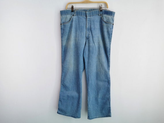 Farah Jeans Distressed Vintage Farah Made In USA … - image 3