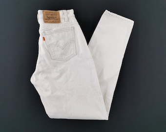 Pantalones vaqueros Levis desgastados estilo vintage, lote de 560 pantalones vaqueros de mezclilla, fabricados en EE. UU., talla 31.