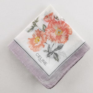 Celine Floral Scarf - Etsy display picture 1