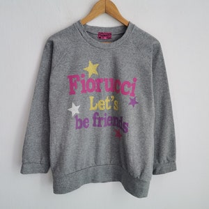 Fiorucci Sweatshirt Vintage Fiorucci Pullover Sweatshirt Size M