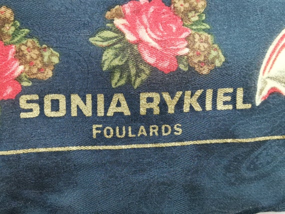 Sonia Rykel Floral Scarf Sonia Rykiel Floral Patt… - image 3