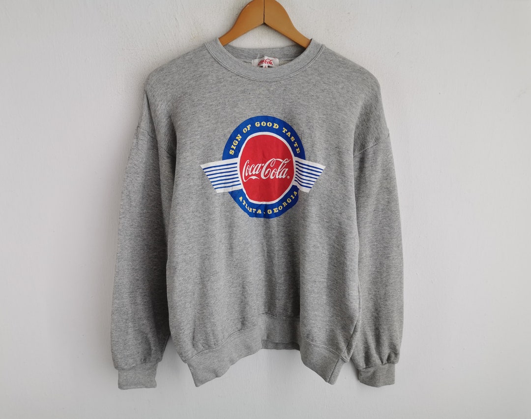 Gildan Coca-Cola Advertising Sweatshirt, Men's Size L cotton black type Vintage Second Hand main image 1