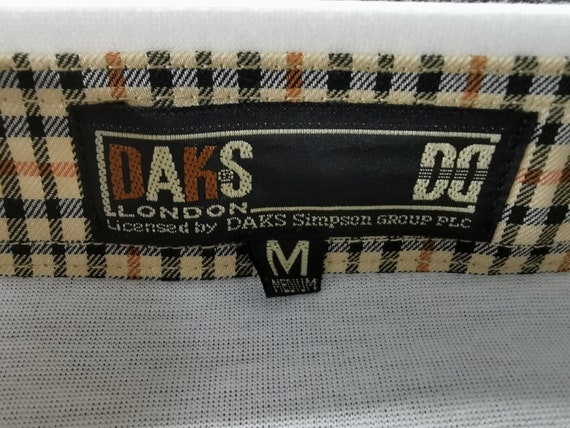 Daks Shirt Vintage Daks London Made In Japan Polo… - image 4