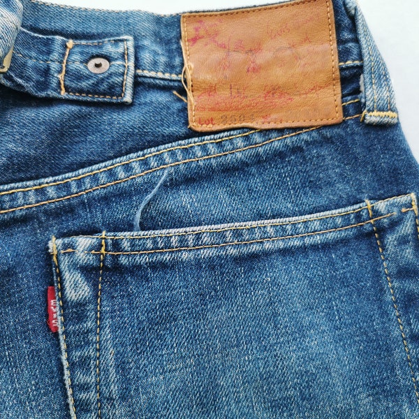 Evis Jeans Vintage Distressed Evis Selvedge Denim Jeans Pants Size 30/31