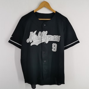 Nike Baseball Shirt Vintage Middlegrass #9 by Nike MLB Shirt Made In Japan Size L