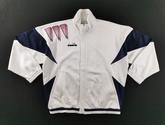 Veste Diadora vintage des annees 90 Diadora Italie equipe de football modele survetement pull veste taille M Etsy Canada