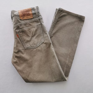 Levis Pants Vintage Size 30 Levis 607 Corduroy Pants Made In Japan Size 30