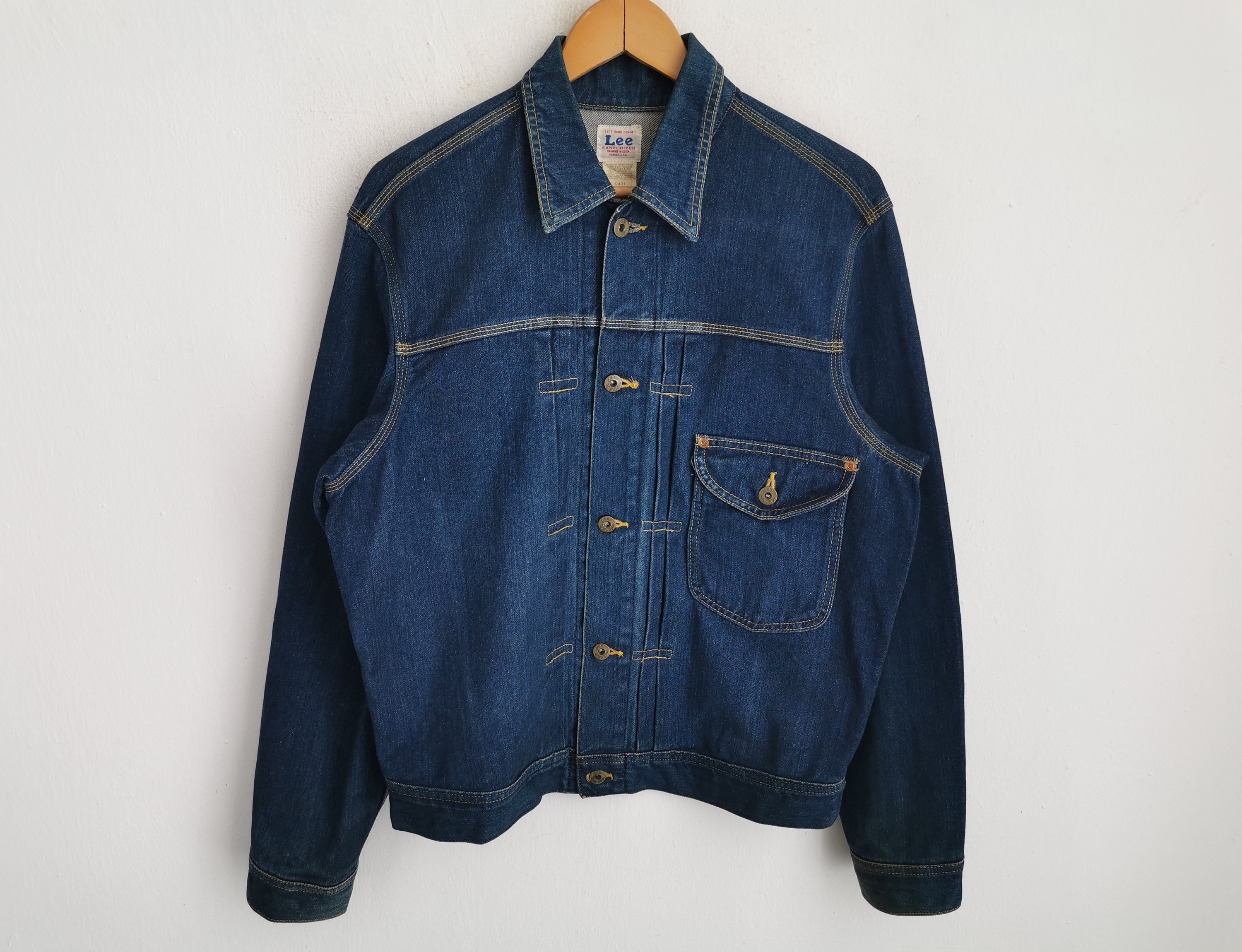 RRL damaged denim jacket 1st Lee cowboy 【数々のアワードを受賞