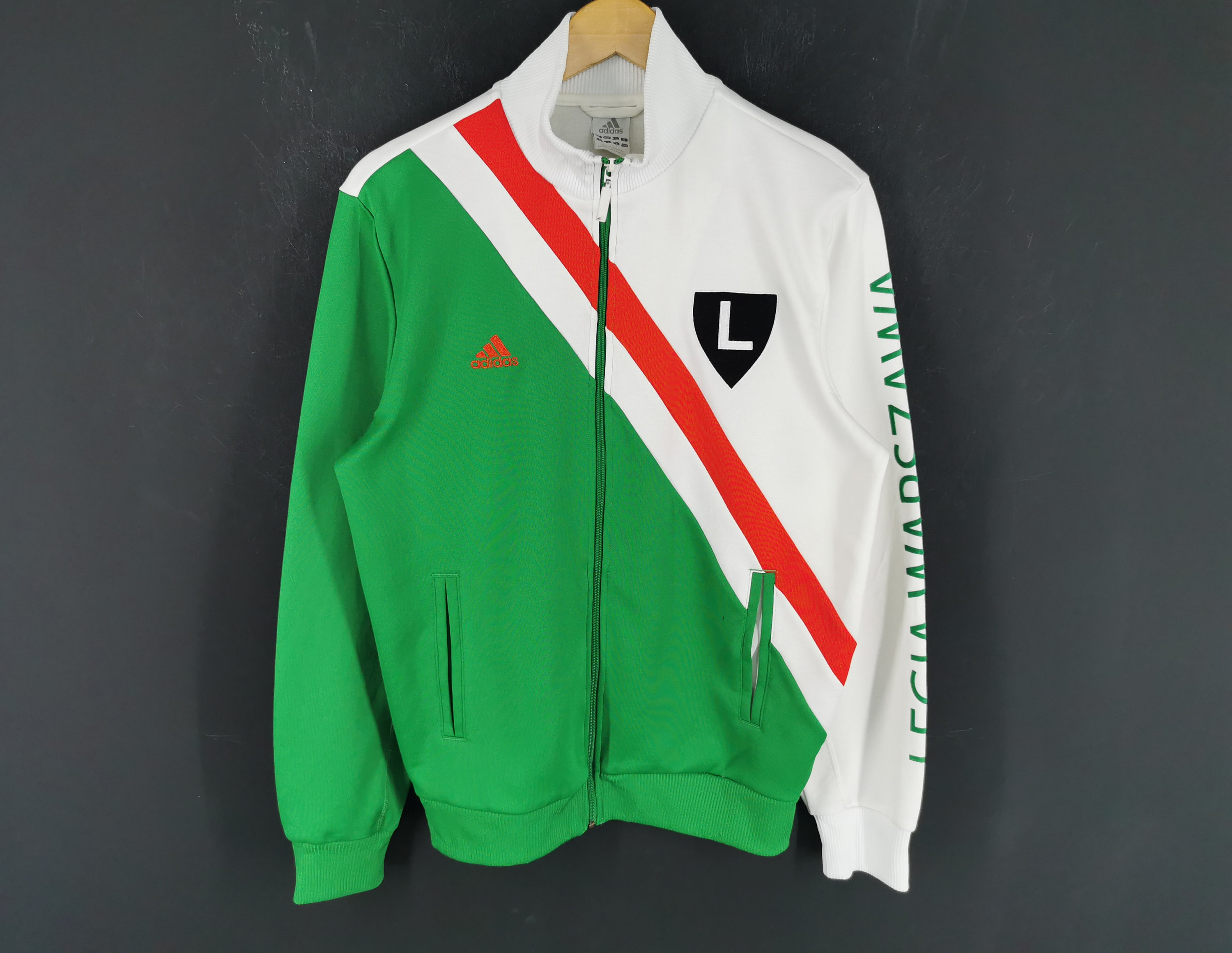 Adidas Jacket Vintage 90s Adidas Legia Warszawa Football
