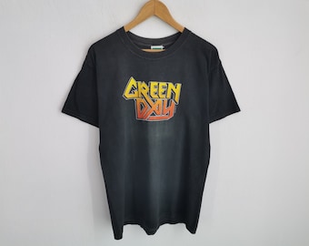 Green Day Shirt Vintage Green Day Taste The Lightning American Rock Band T Shirt Größe M