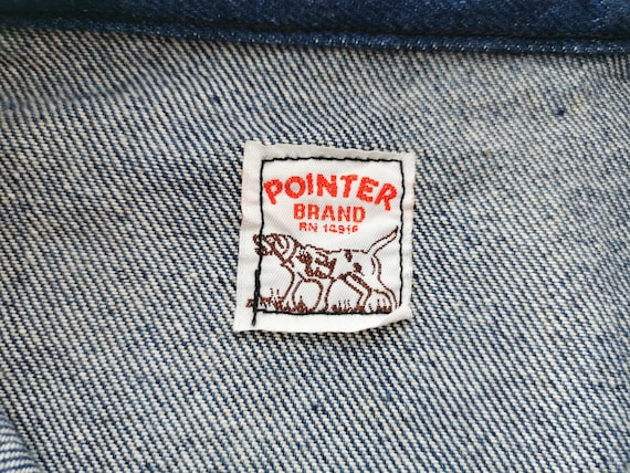 Pointer Jacket Vintage 90's Pointer Chore Denim J… - image 5