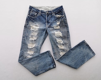 Vintage Assured Joy Cross denim jeansbroek maat 33