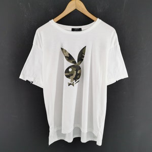 Playboy Shirt Vintage 90s Playboy Logo T Shirt Size M