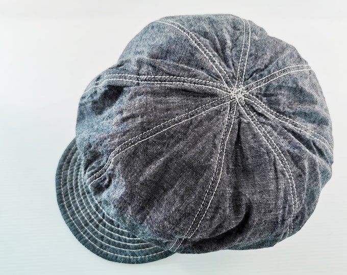Decho Cap Vintage Decho Made in Japan Denim Workwear Hat Cap - Etsy
