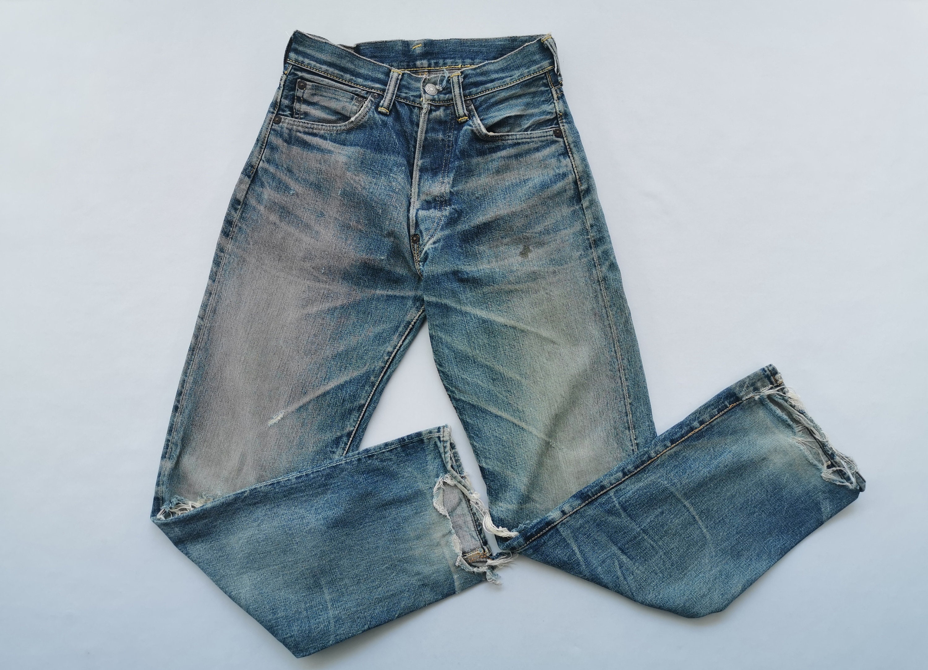 Evisu Jeans Distressed Destroy Vintage 
