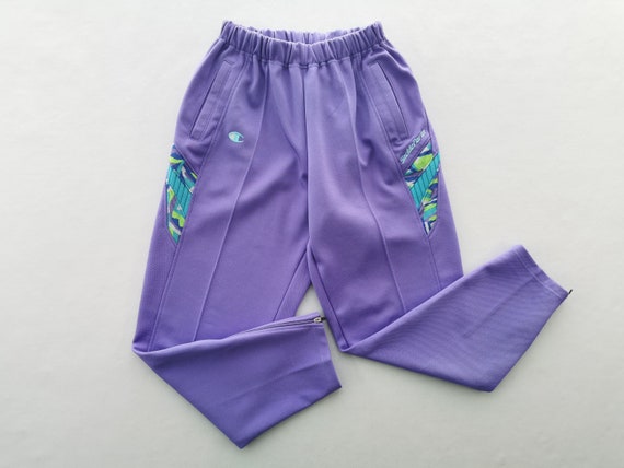 Purple champion track clearance pants