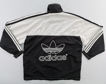 Adidas Jacke Vintage Adidas Trefoil Windbreaker Jacke Größe S