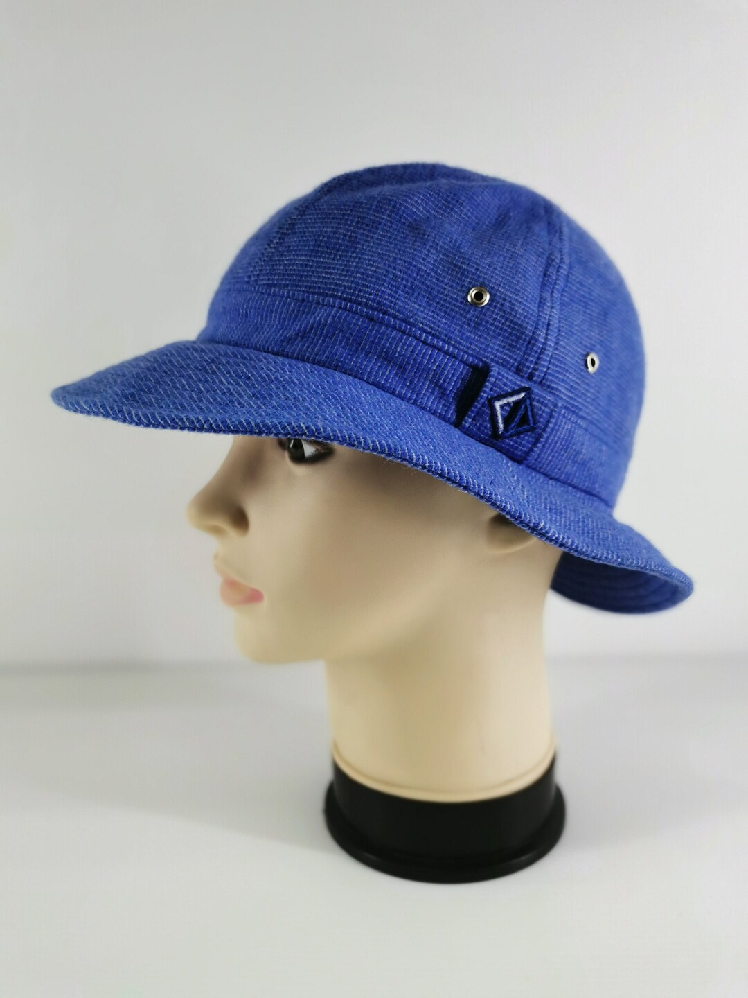 Blue Hat Vintage Blue Made in Japan Head Wear Bucket Hat Cap Etsy