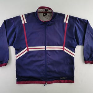 Kappa Jacket Vintage 90s Kappa Sport Windbreaker Jacket Size XL