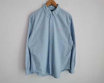 Polo Ralph Lauren Shirt Vintage Polo Ralph Lauren Button Shirt Size L