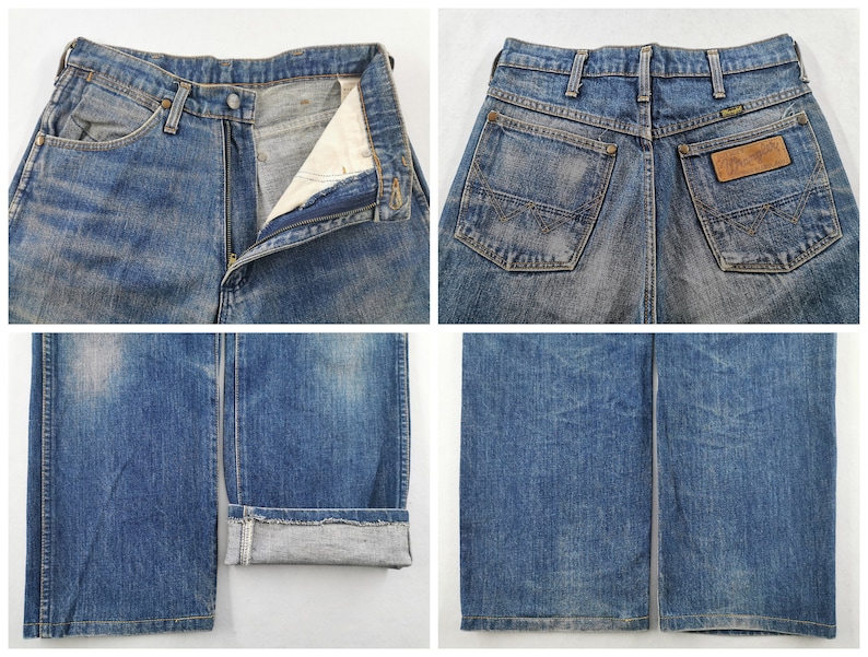 Wrangler Jeans Vintage Größe 30 Wrangler Denim Jeans Hose Made In Japan Damen Größe 29 Bild 8