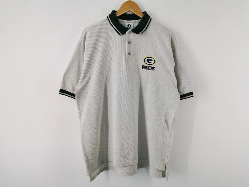 Packers Shirt Vintage Packers American Football Polo Shirt Size XL zdjęcie 1