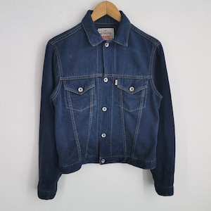 Levis Jacket Trucker Vintage Levis Denim Jeans Jacket Made In Japan Size M