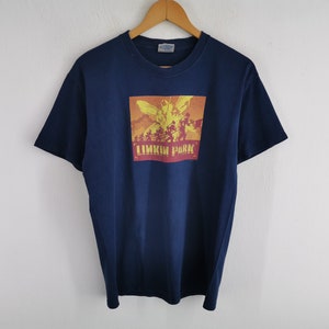 Linkin Park Shirt Vintage 00s Linkin Park Hybrid Theory Album T Shirt Size M