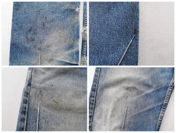 Levis Distressed Jeans Vintage Levis Lot 505 Deni… - image 9
