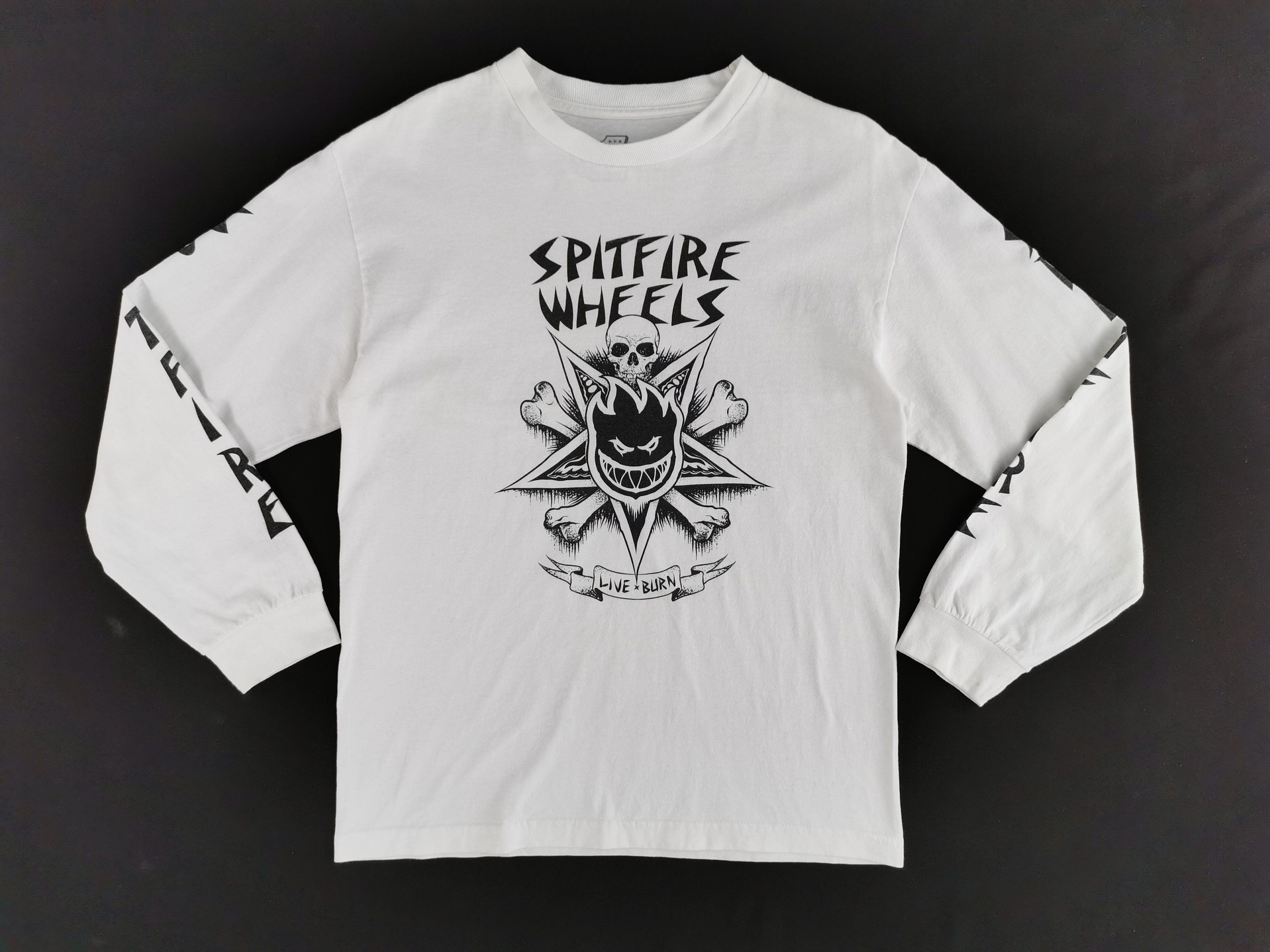 Spitfire Wheels Shirt Vintage Spitfire Wheels Skate T Shirt Made 