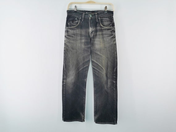 Edwin E Function Jeans Distressed Vintage Size 28… - image 3