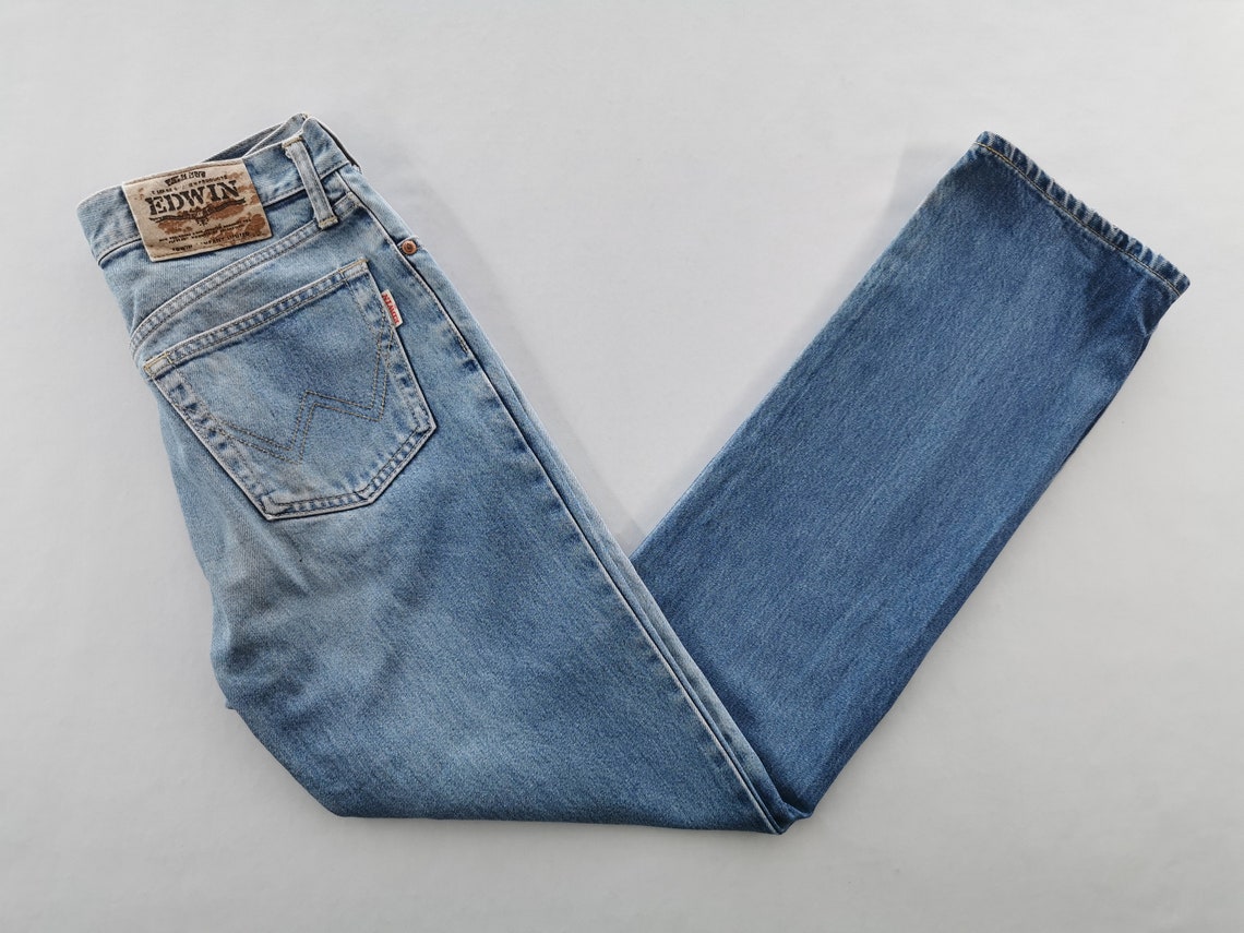 Edwin Jeans Distressed Vintage Edwin Made In Japan Denim Jeans | Etsy