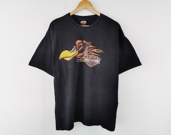 ヴィンテージ T シャツ、L、1990 ハーレー ダビッドソン T シャツ
